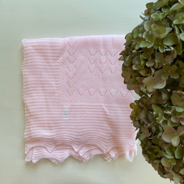 BABY SHAWL - Baby Blanket - BABY LLACER