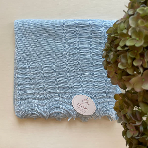 BABY SHAWL - Baby Blanket - BABY LLACER