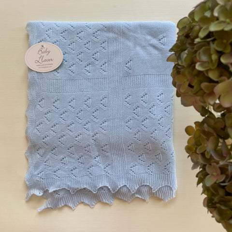 BABY SHAWL - Baby Blanket - BABY LLACER