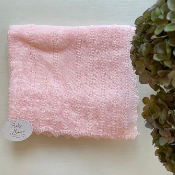 BABY SHAWL - Baby Blanket - BABY LLACER