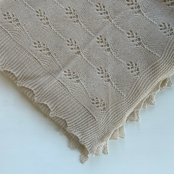 BABY SHAWL - Baby Blanket - BABY LLACER