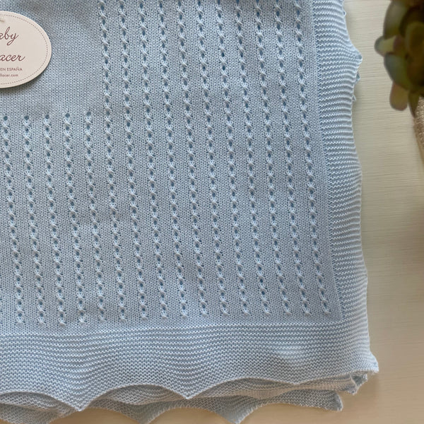 BABY SHAWL - Baby Blanket - BABY LLACER